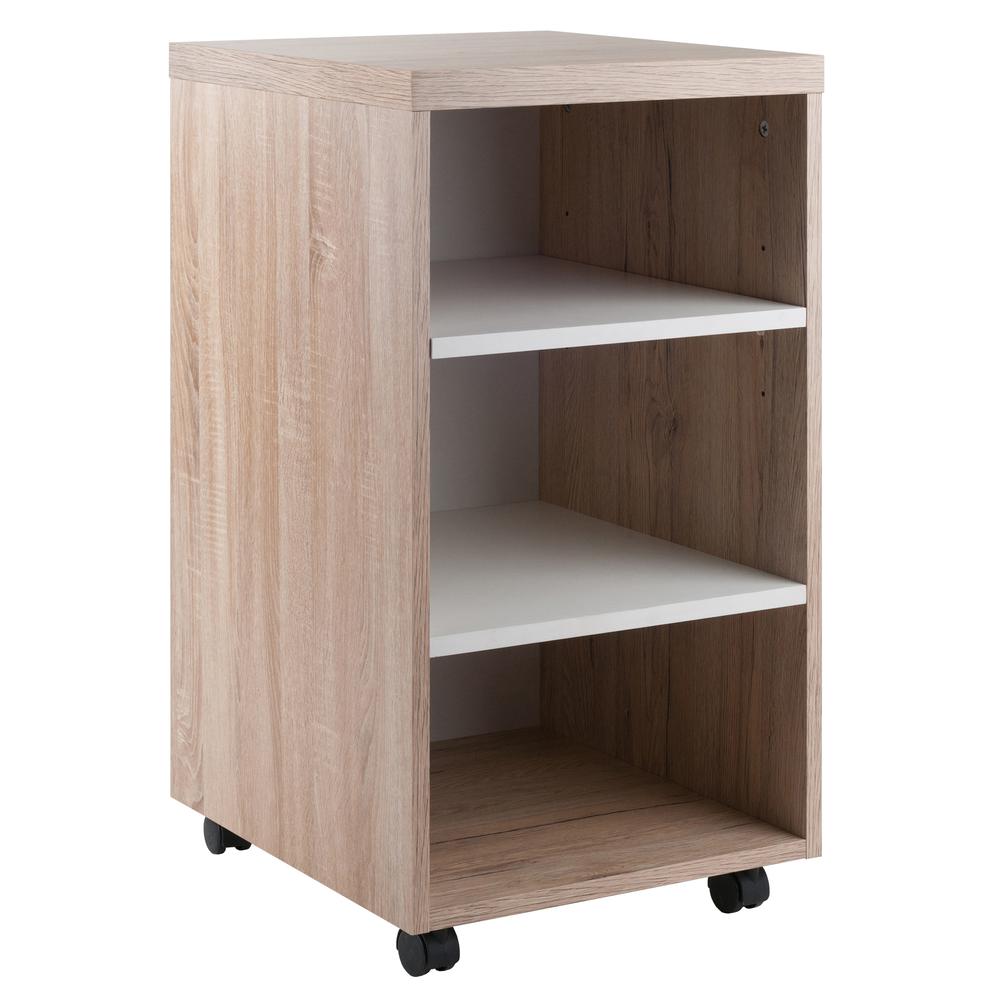 Kenner Open Storage Mobile Cabinet, Two-Tone. Picture 1
