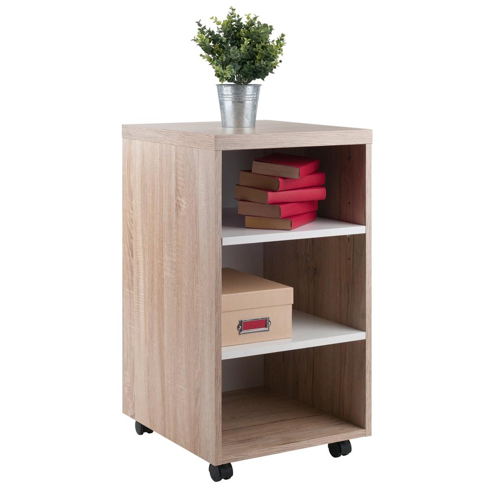 Kenner Open Storage Mobile Cabinet, Two-Tone. Picture 6