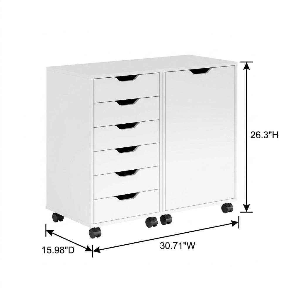 White 3-Piece Composite Wood Storage Cabinet Set Closet Office. Picture 7