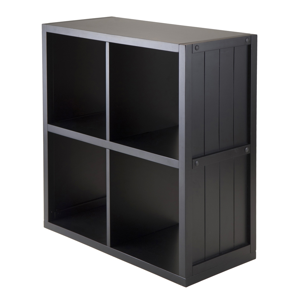 Shelf 2 x 2 Cube with Wainscoting Panel. Picture 1