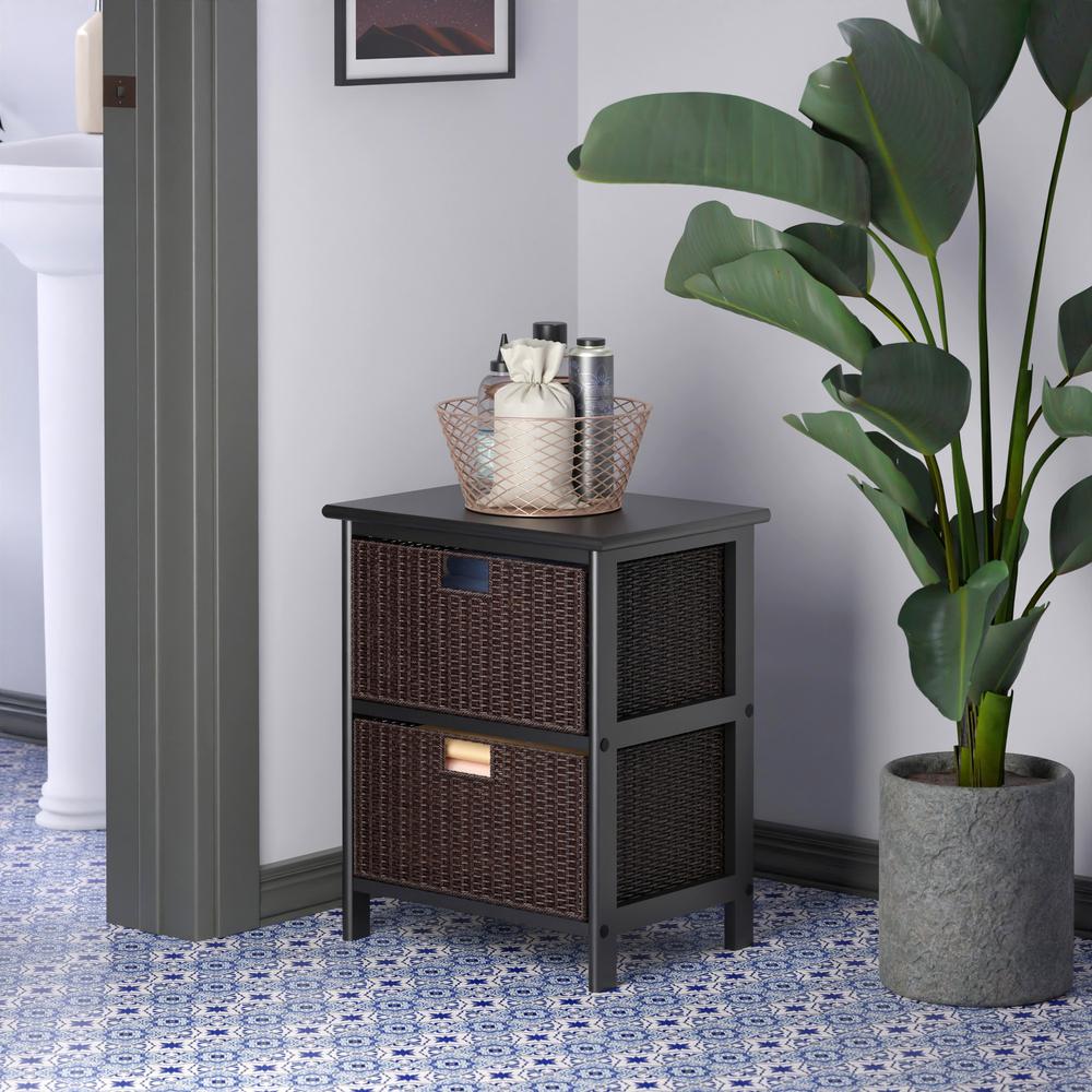 Omaha Storage Rack with 2 Foldable Baskets. Picture 3