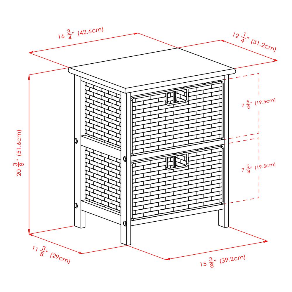 Omaha Storage Rack with 2 Foldable Baskets. Picture 7