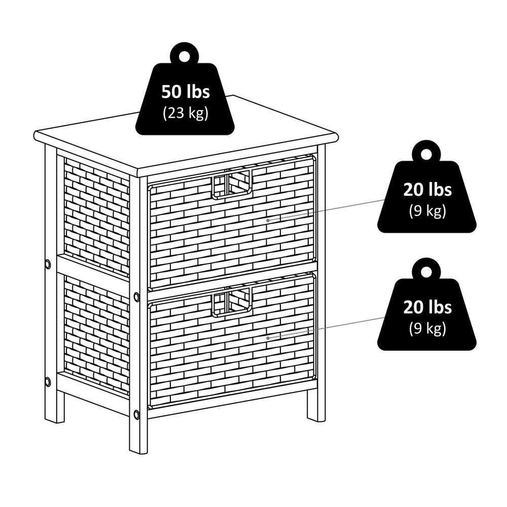 Omaha Storage Rack with 2 Foldable Baskets. Picture 9