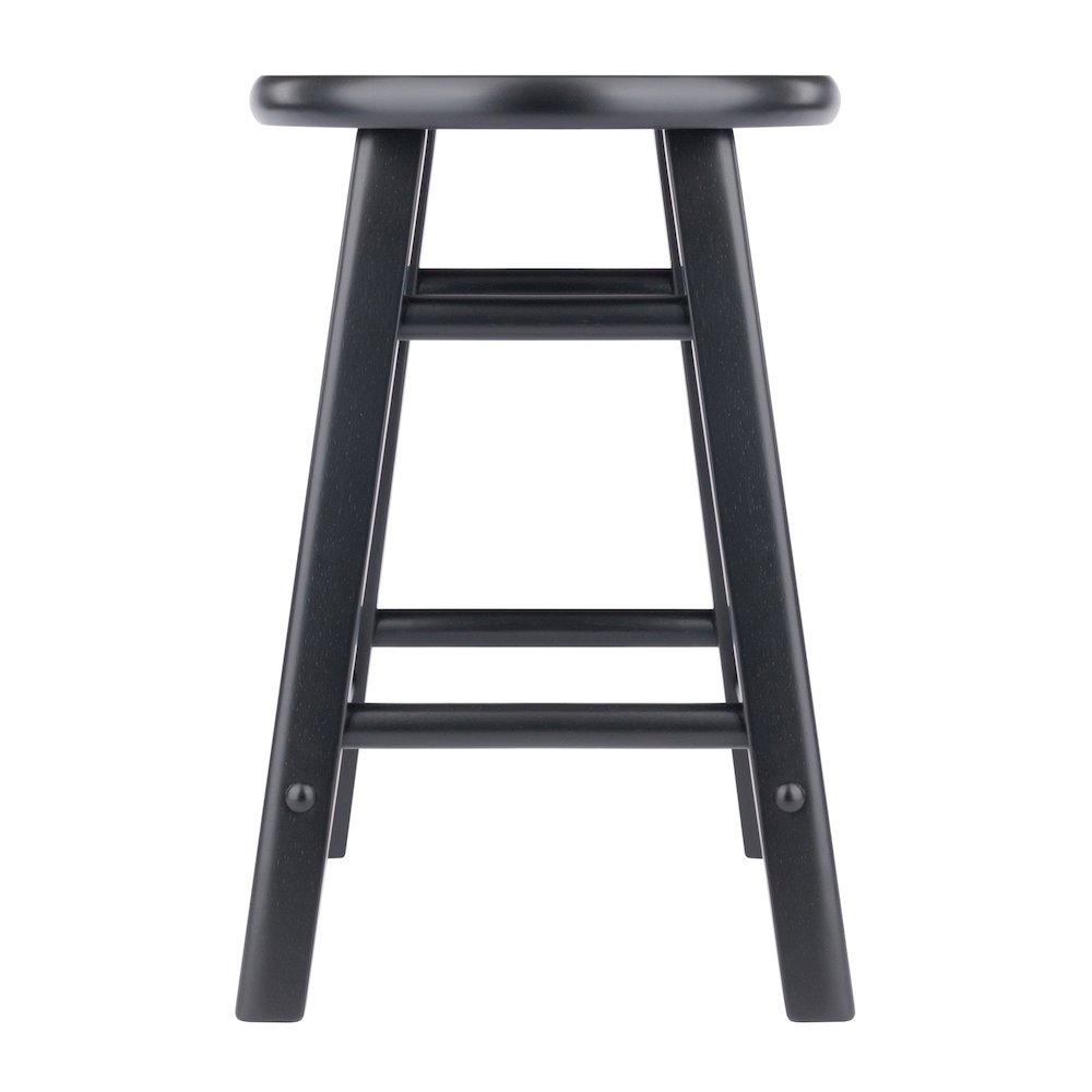Element 2-Pc Dining Stool Set, Black. Picture 3