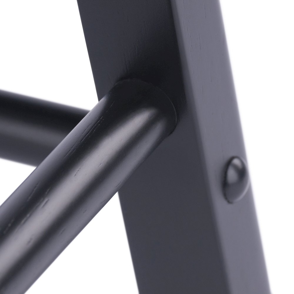 Element 2-Pc Dining Stool Set, Black. Picture 7