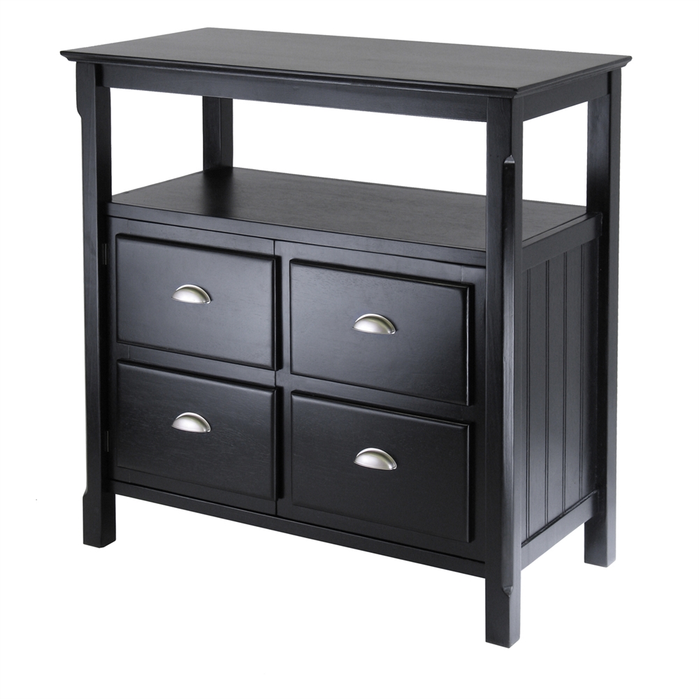 Timber Buffet Table with two doors. Picture 1