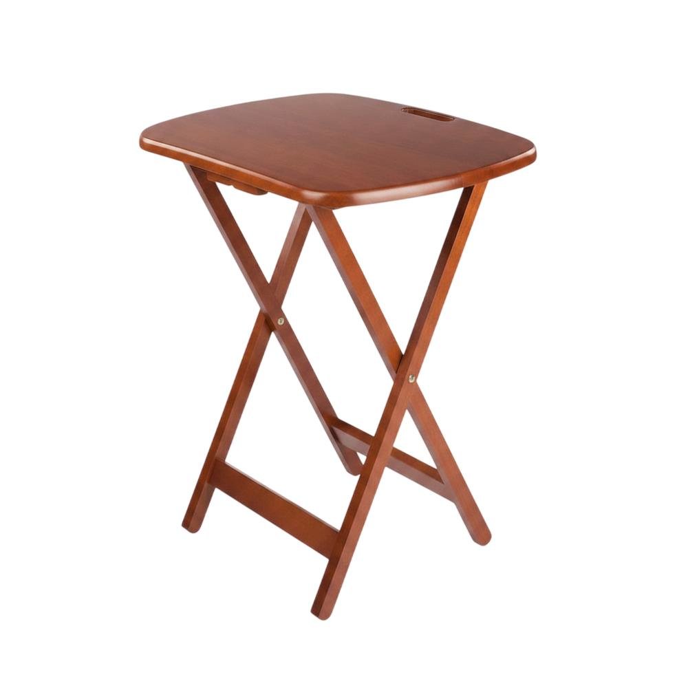 Teak Snack Table Set with Sleek Modern Design for Versatile Use. Picture 2