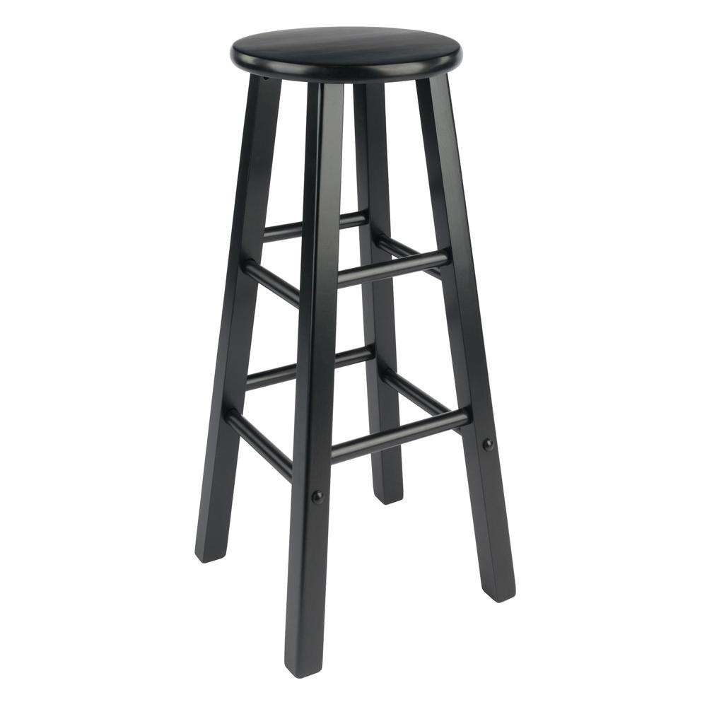 Element Bar Stools, 2-Pc Set, Black. Picture 4