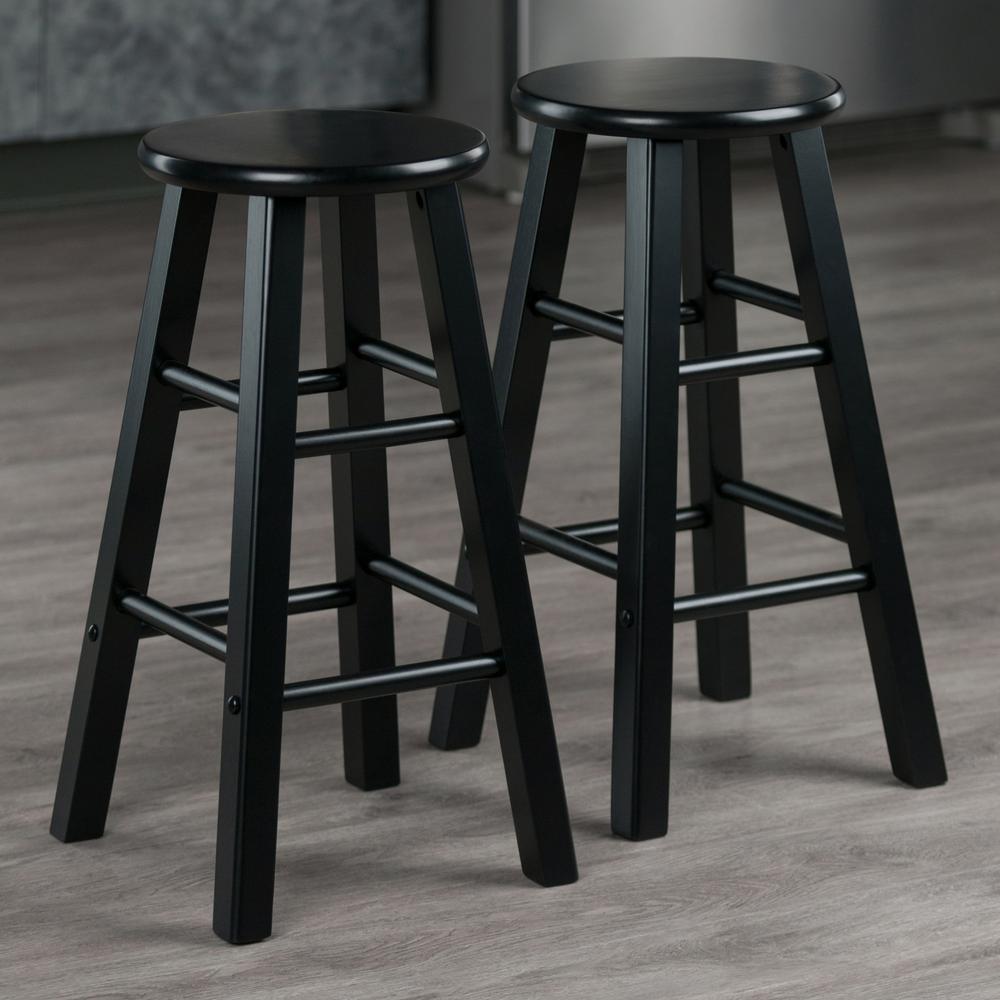 Element Counter Stools, 2-Pc Set, Black. Picture 6