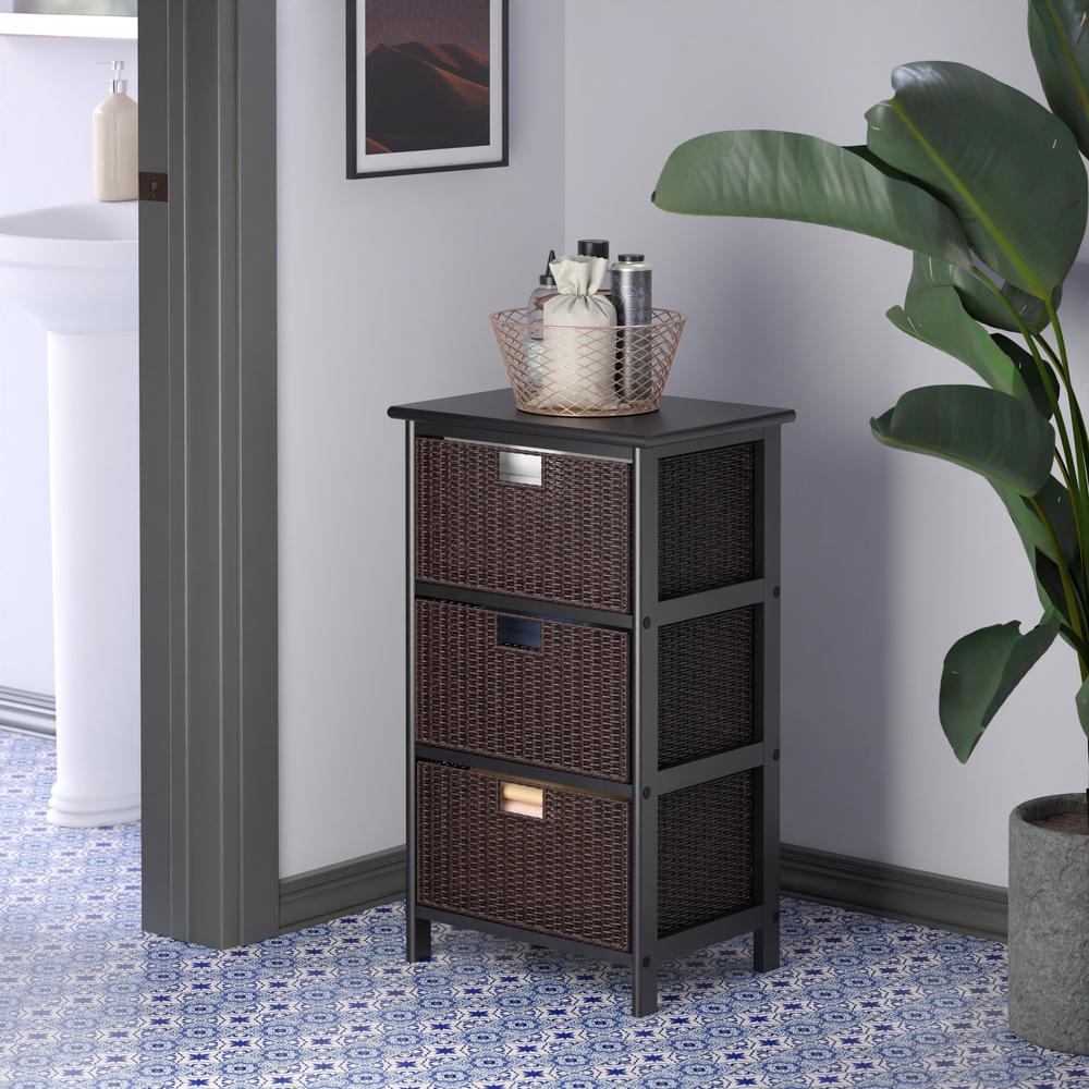 Omaha Storage Rack with 3 Foldable Baskets. Picture 3