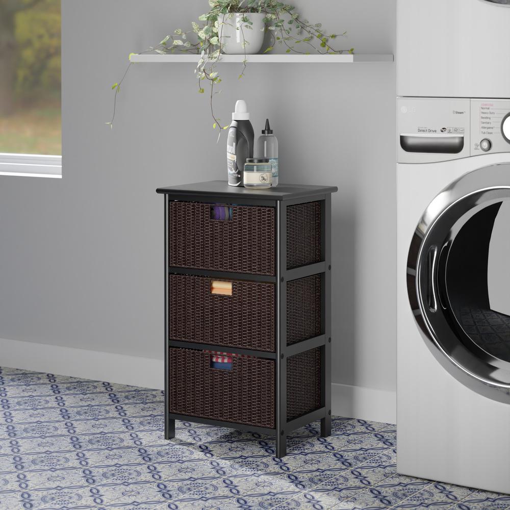 Omaha Storage Rack with 3 Foldable Baskets. Picture 4