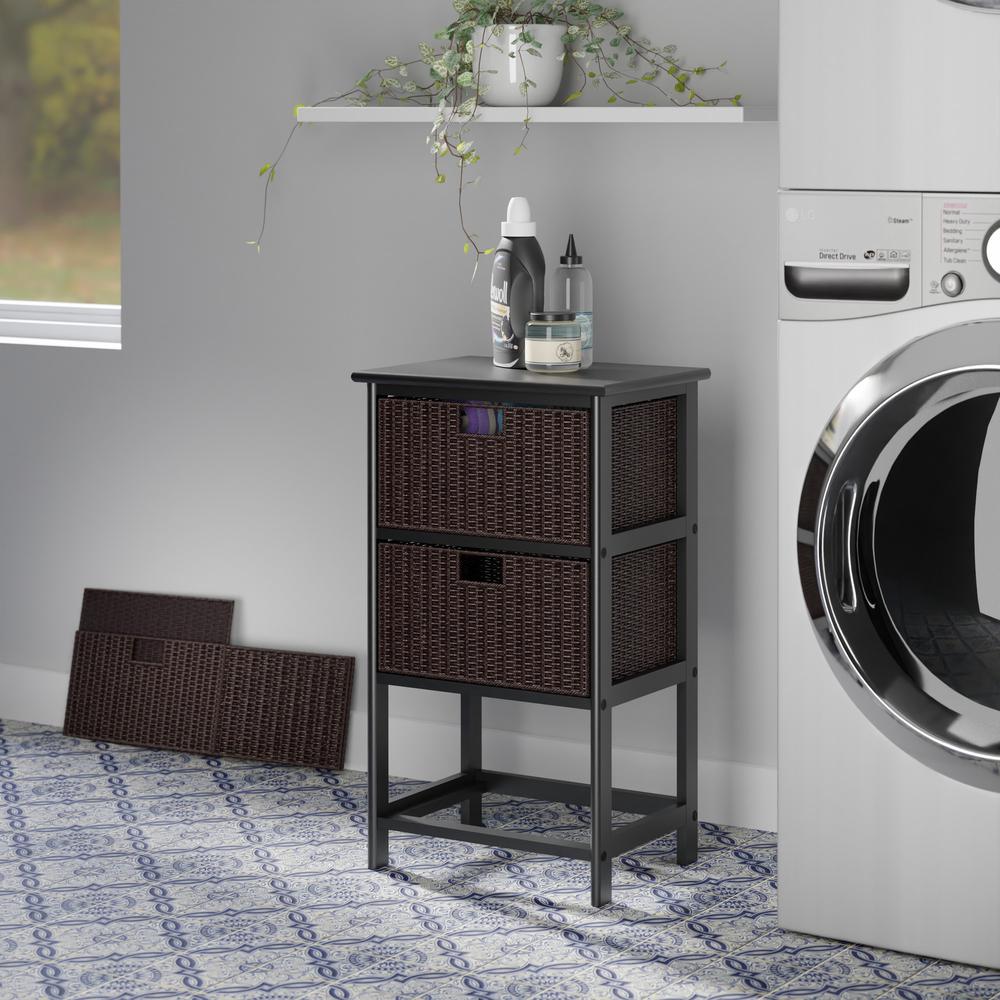 Omaha Storage Rack with 3 Foldable Baskets. Picture 6