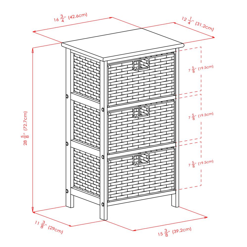 Omaha Storage Rack with 3 Foldable Baskets. Picture 7