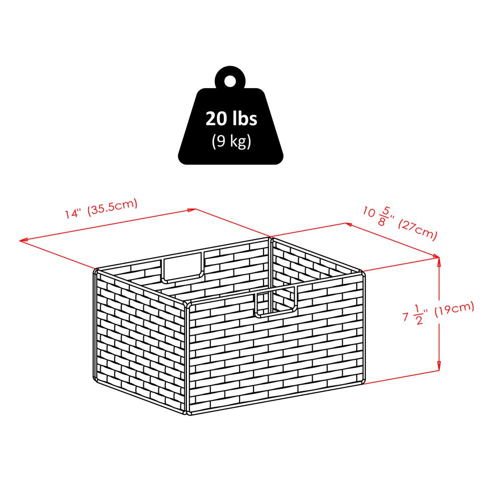 Omaha Storage Rack with 3 Foldable Baskets. Picture 9