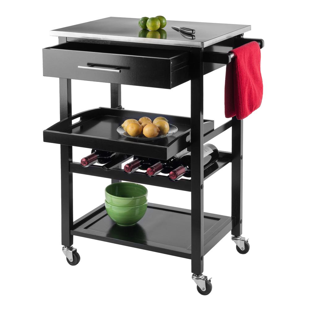 Anthony Kitchen Cart Stainless Steel. Picture 4