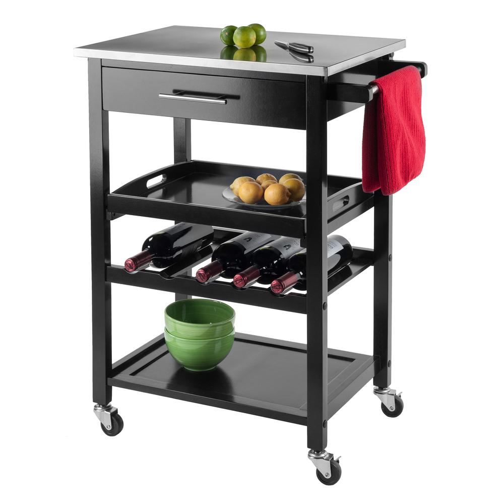 Anthony Kitchen Cart Stainless Steel. Picture 1