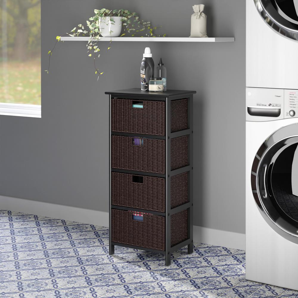 Omaha Storage Rack with 4 Foldable Baskets. Picture 6