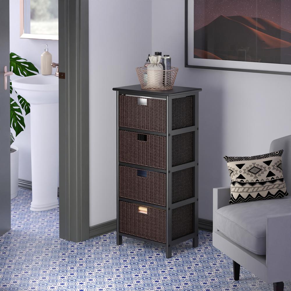 Omaha Storage Rack with 4 Foldable Baskets. Picture 7