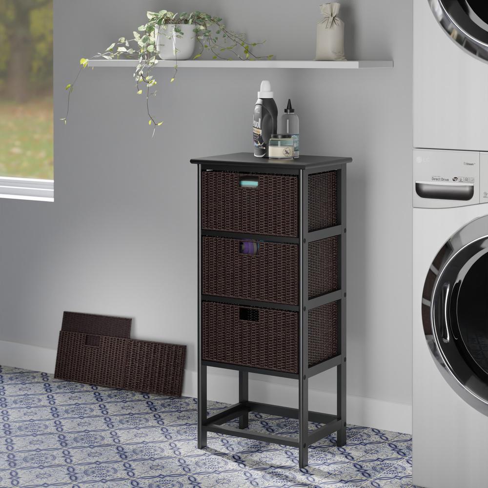 Omaha Storage Rack with 4 Foldable Baskets. Picture 3