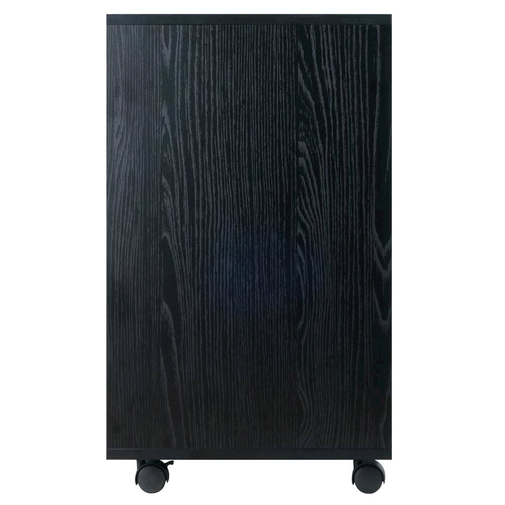 Black Storage Cabinet with 5 Drawers – Small Cabinet for Organization. Picture 4