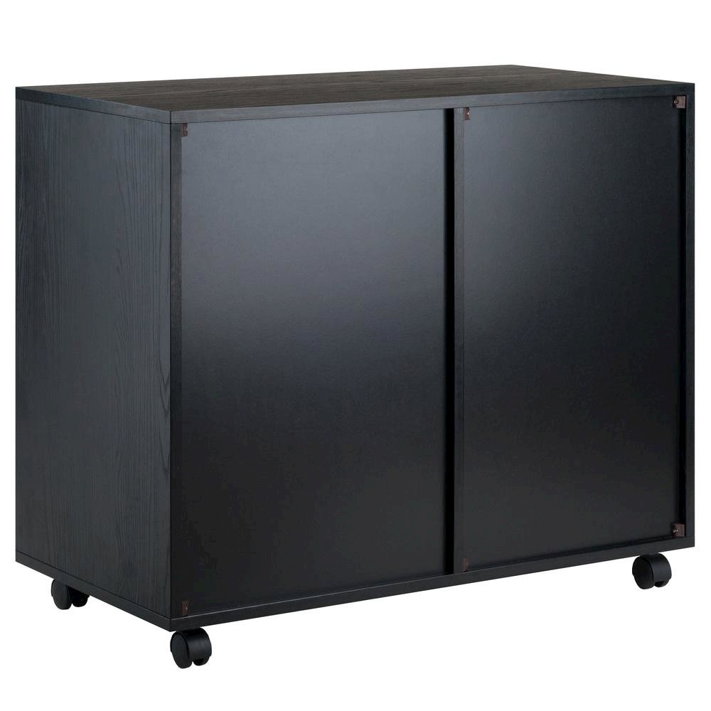 Black Storage Cabinet with 5 Drawers – Small Cabinet for Organization. Picture 6