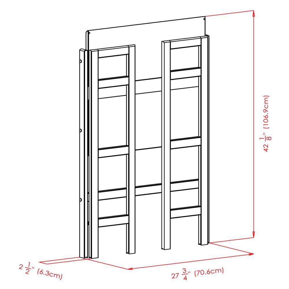 Terry Folding Bookcase Black. Picture 12