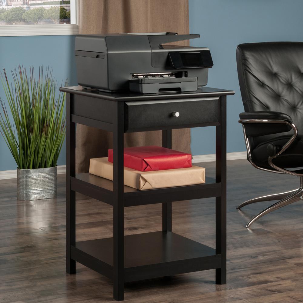 Delta Home Office Printer Stand, Black. Picture 7
