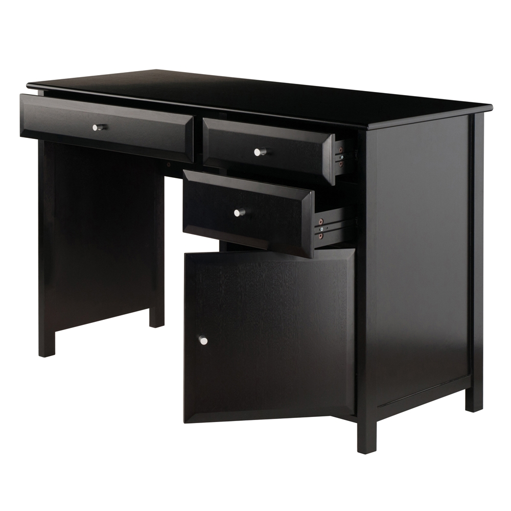 Delta Office Writing Desk Black. Picture 2