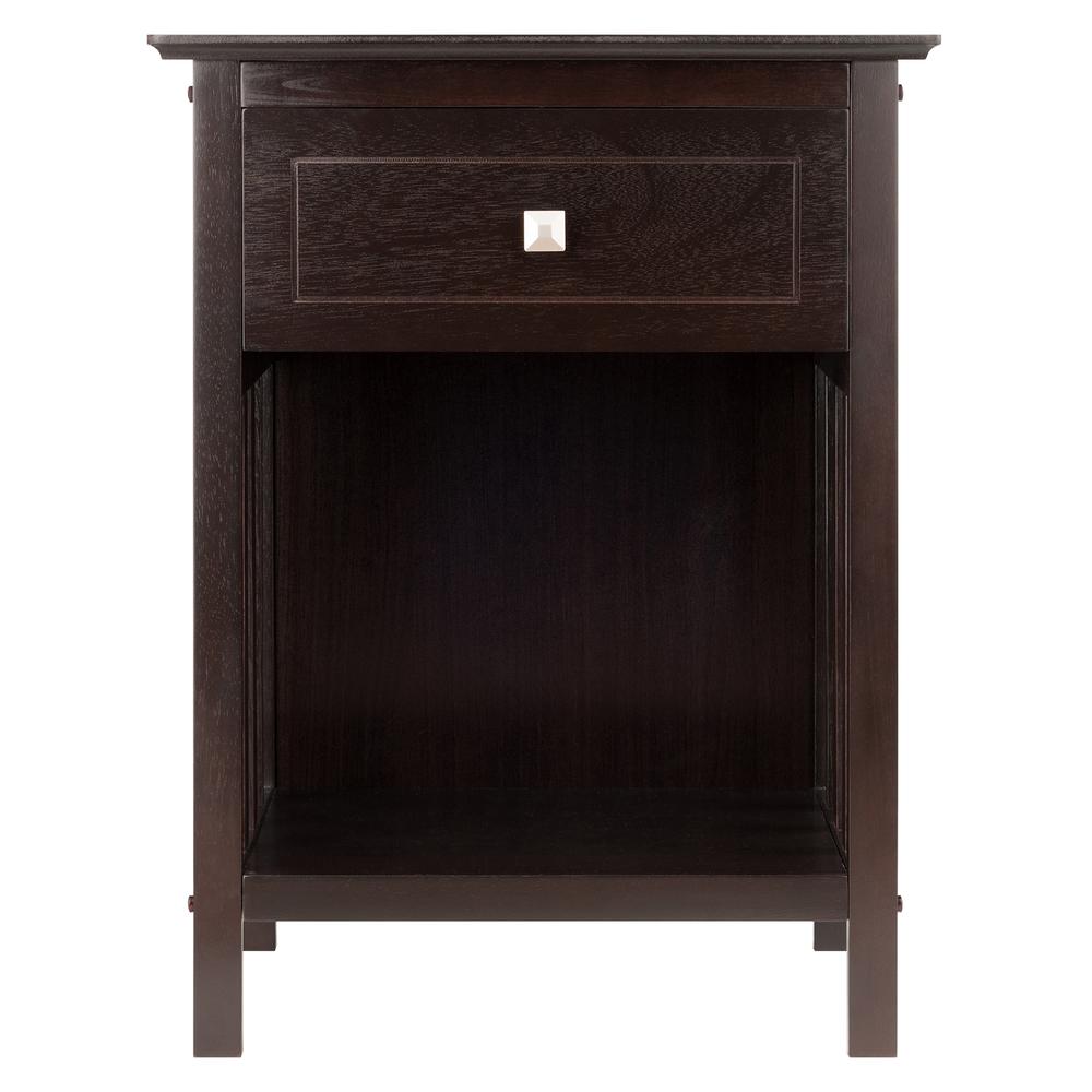 Marcel Accent Table in Coffee Finish. Picture 3