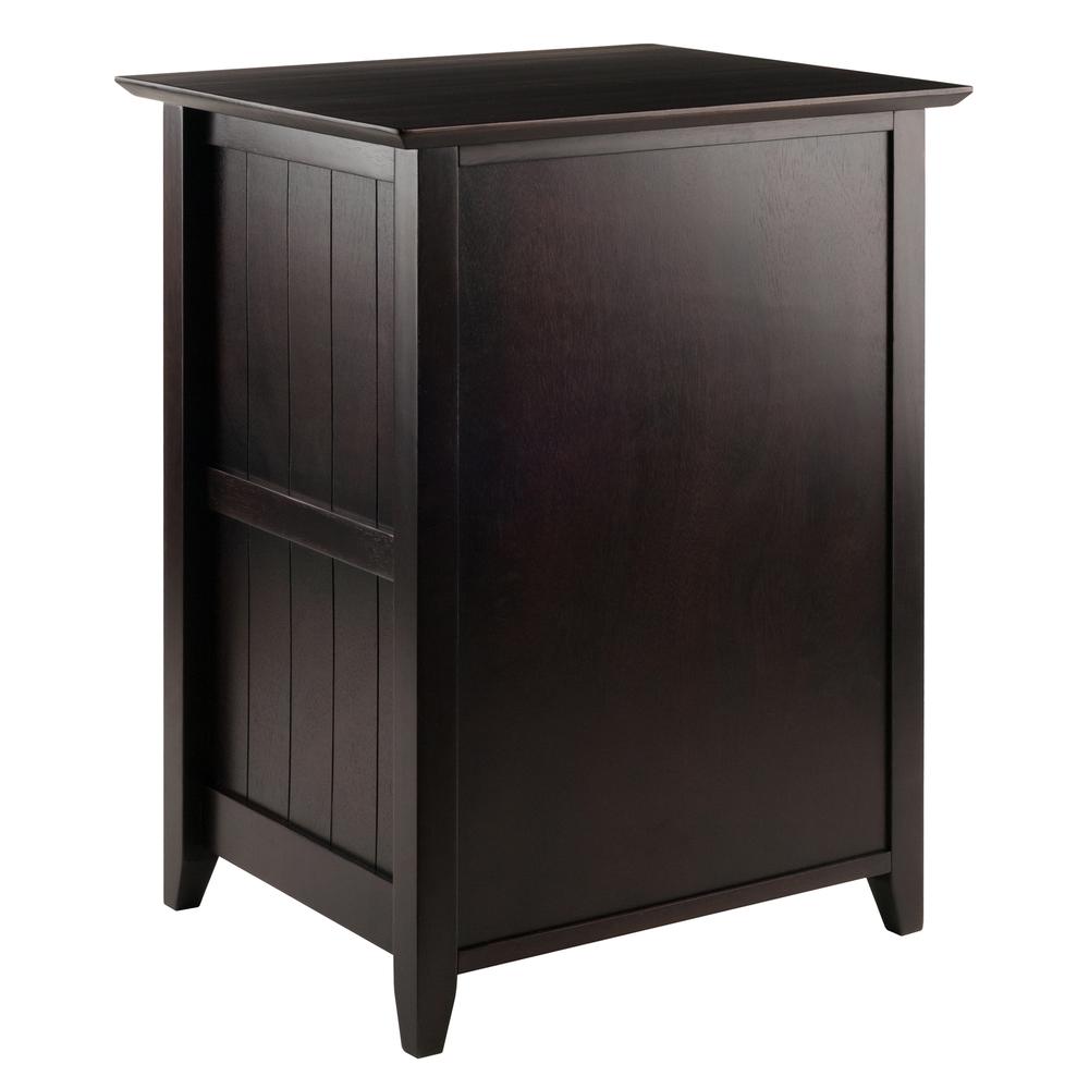 Burke File Cabinet Coffee Finish. Picture 3