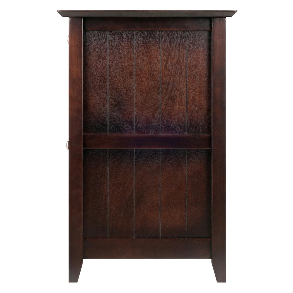 Burke File Cabinet Coffee Finish. Picture 7