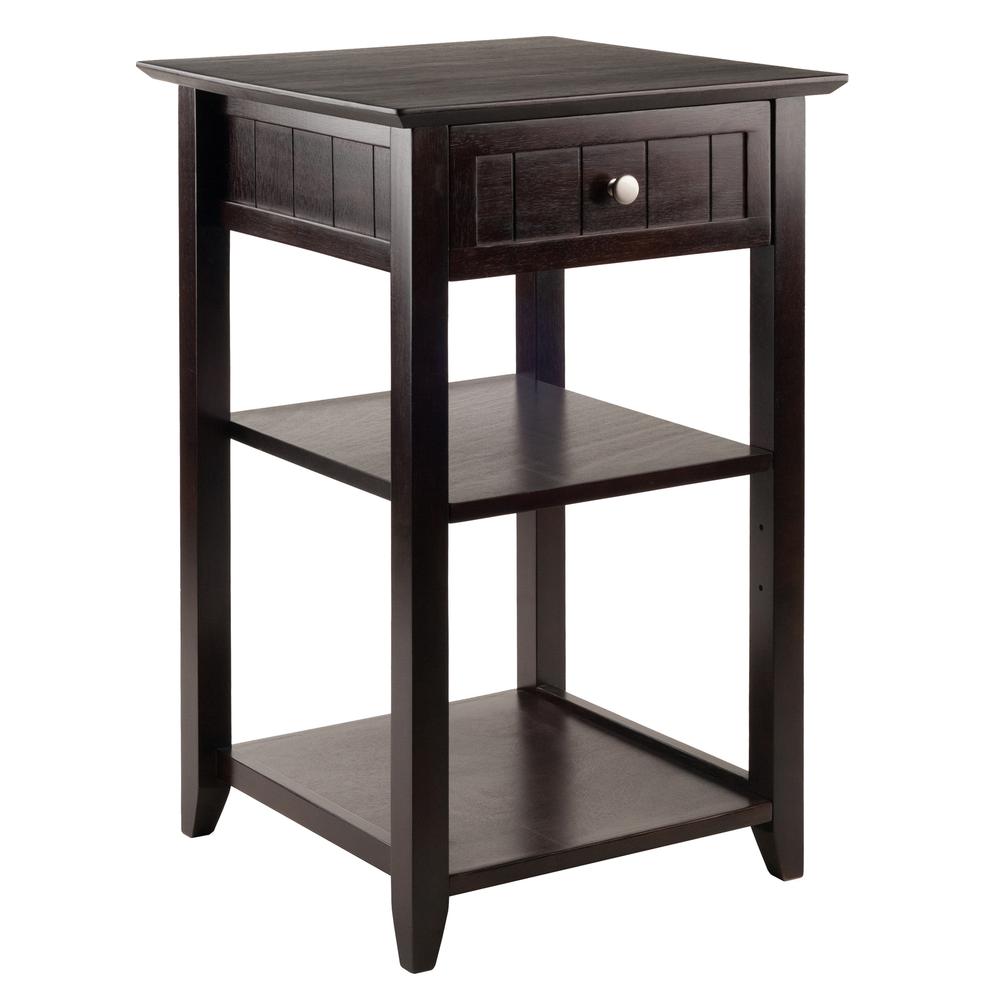 Burke Printer Stand Coffee Finish. Picture 1