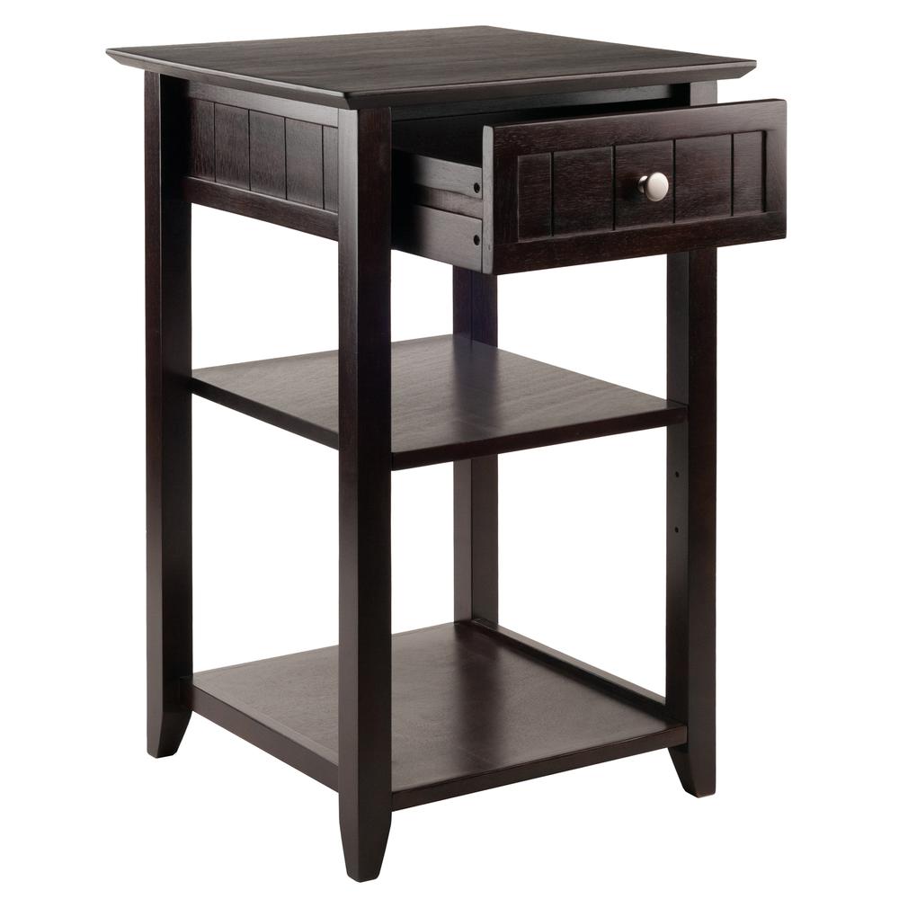 Burke Printer Stand Coffee Finish. Picture 2