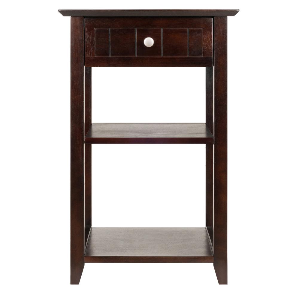 Burke Printer Stand Coffee Finish. Picture 5