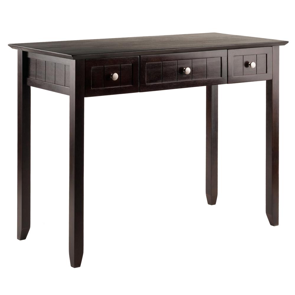 Burke Writing Desk Coffee Finish. Picture 1