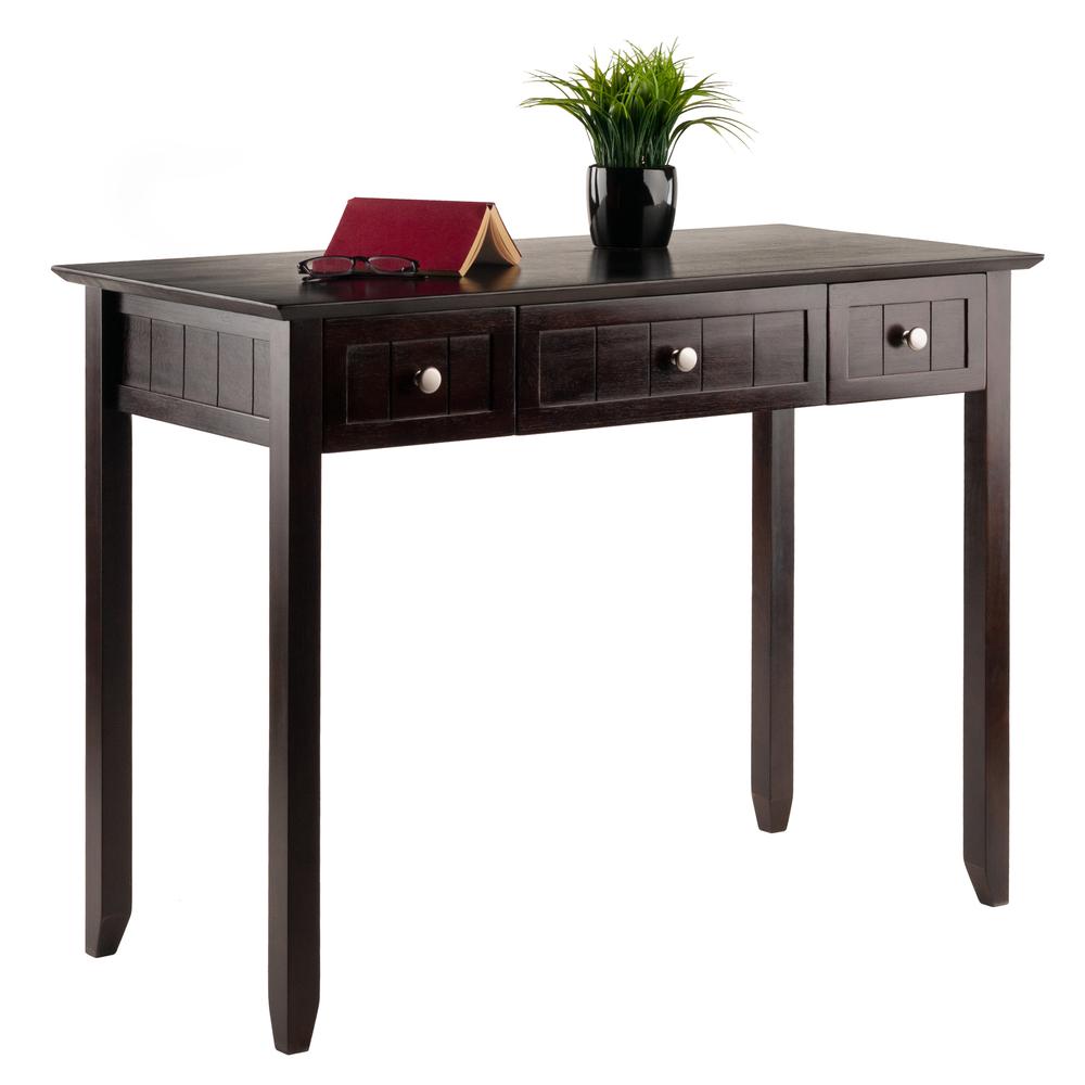 Burke Writing Desk Coffee Finish. Picture 5