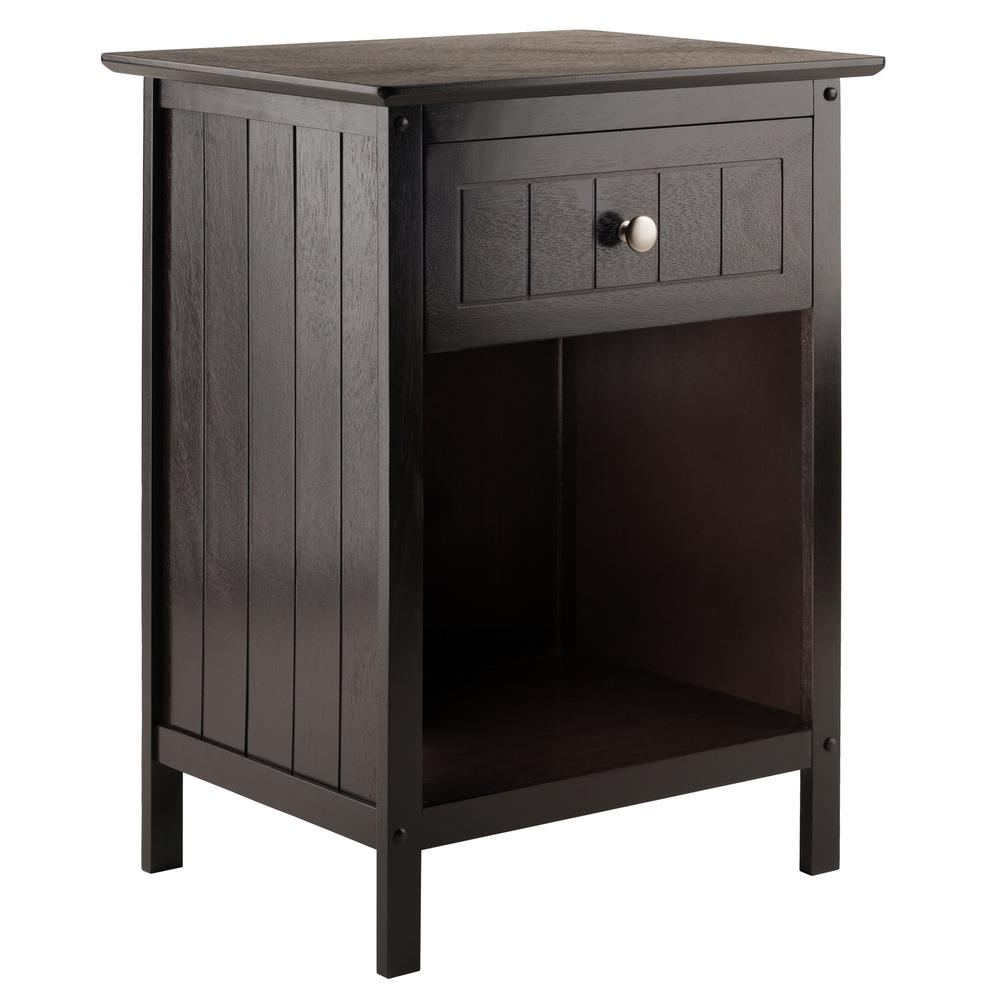 Blair Accent Table in Coffee Finish. Picture 1