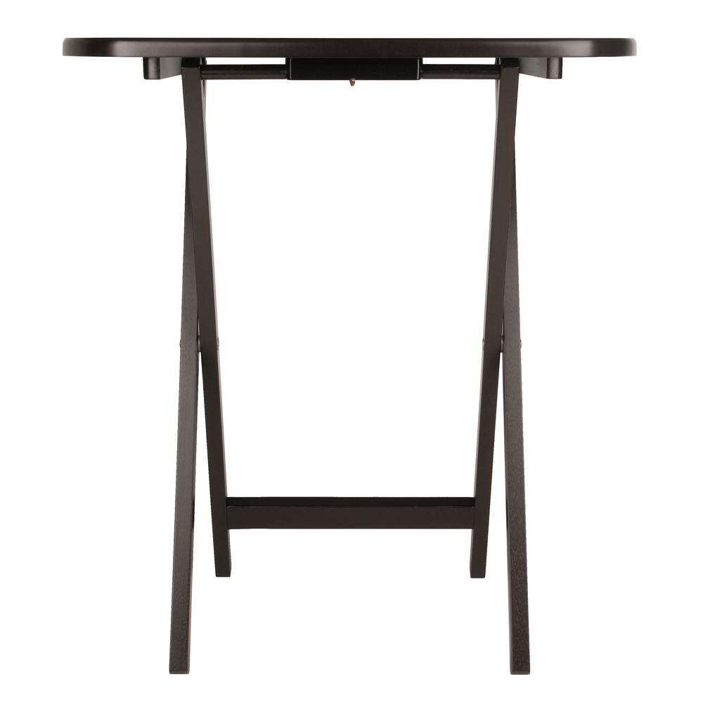 Cade 2-Pc Set Oversize Oblong Snack Table Coffe Finish. Picture 3
