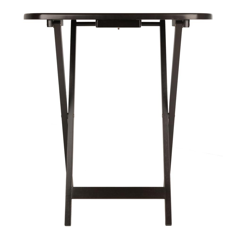 Cade 2-Pc Set Oversize Oblong Snack Table Coffe Finish. Picture 5
