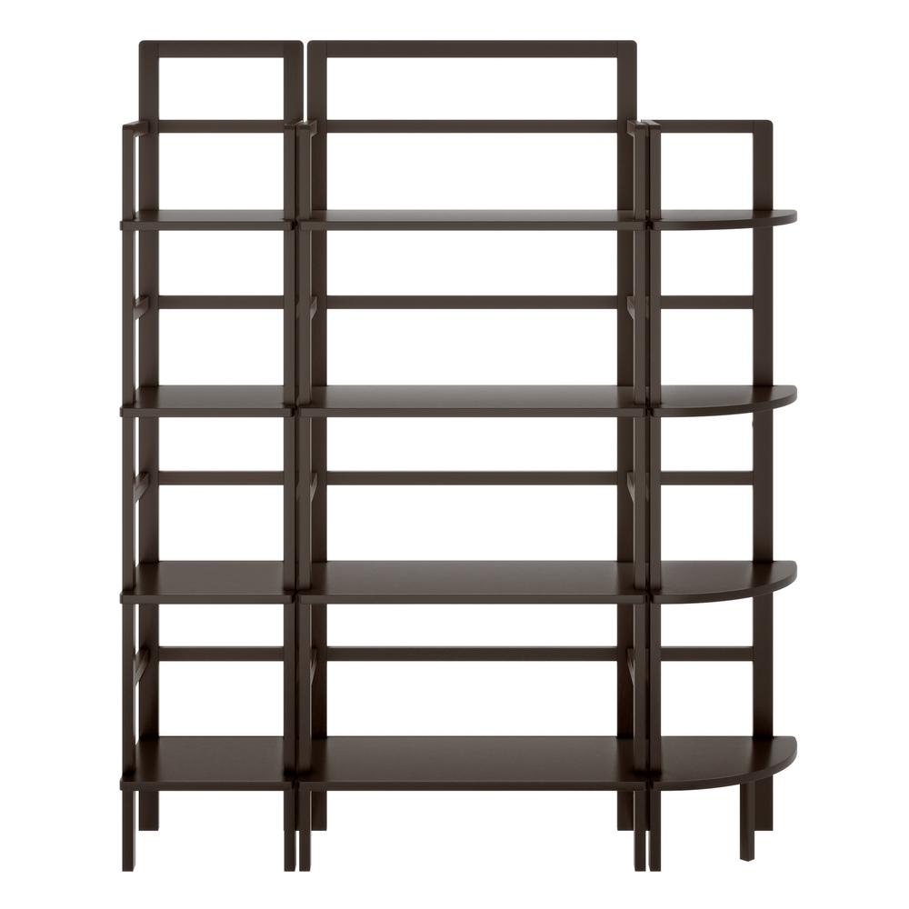 Aiden 3-Pc Baker's Rack Set, Coffee. Picture 3
