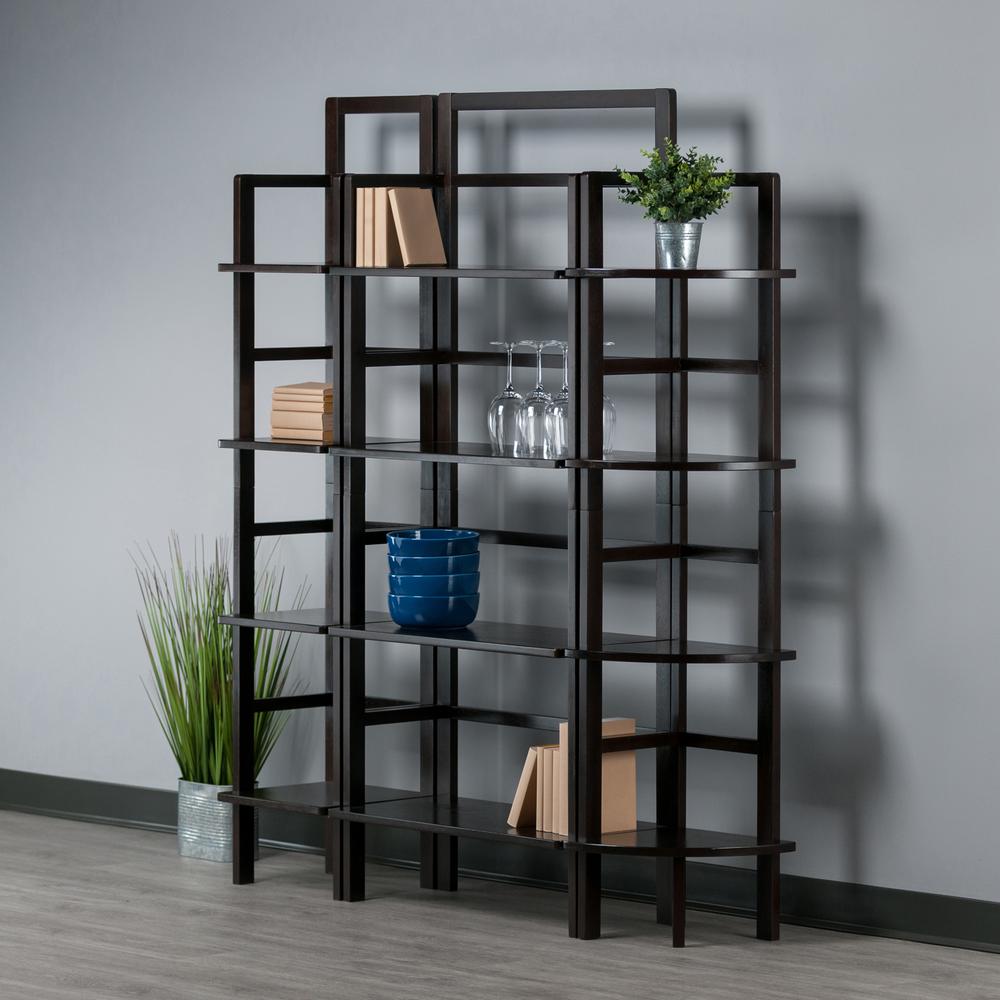 Aiden 3-Pc Baker's Rack Set, Coffee. Picture 7