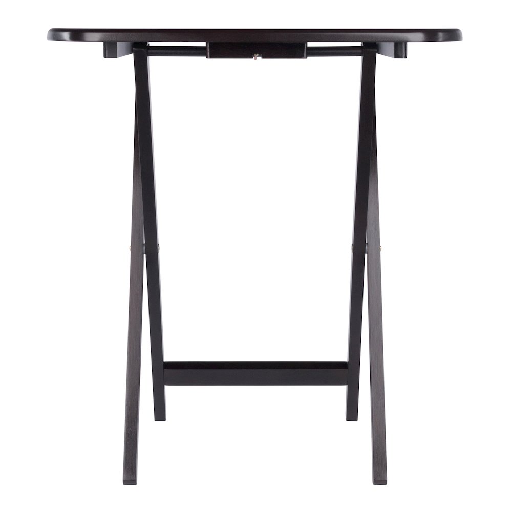 Corbett 5-Pc Oversized Snack Table Set, Coffee. Picture 7