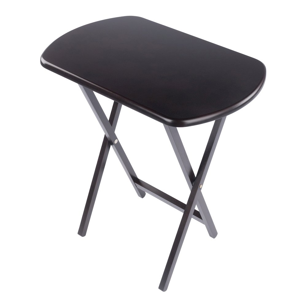 Corbett 5-Pc Oversized Snack Table Set, Coffee. Picture 10