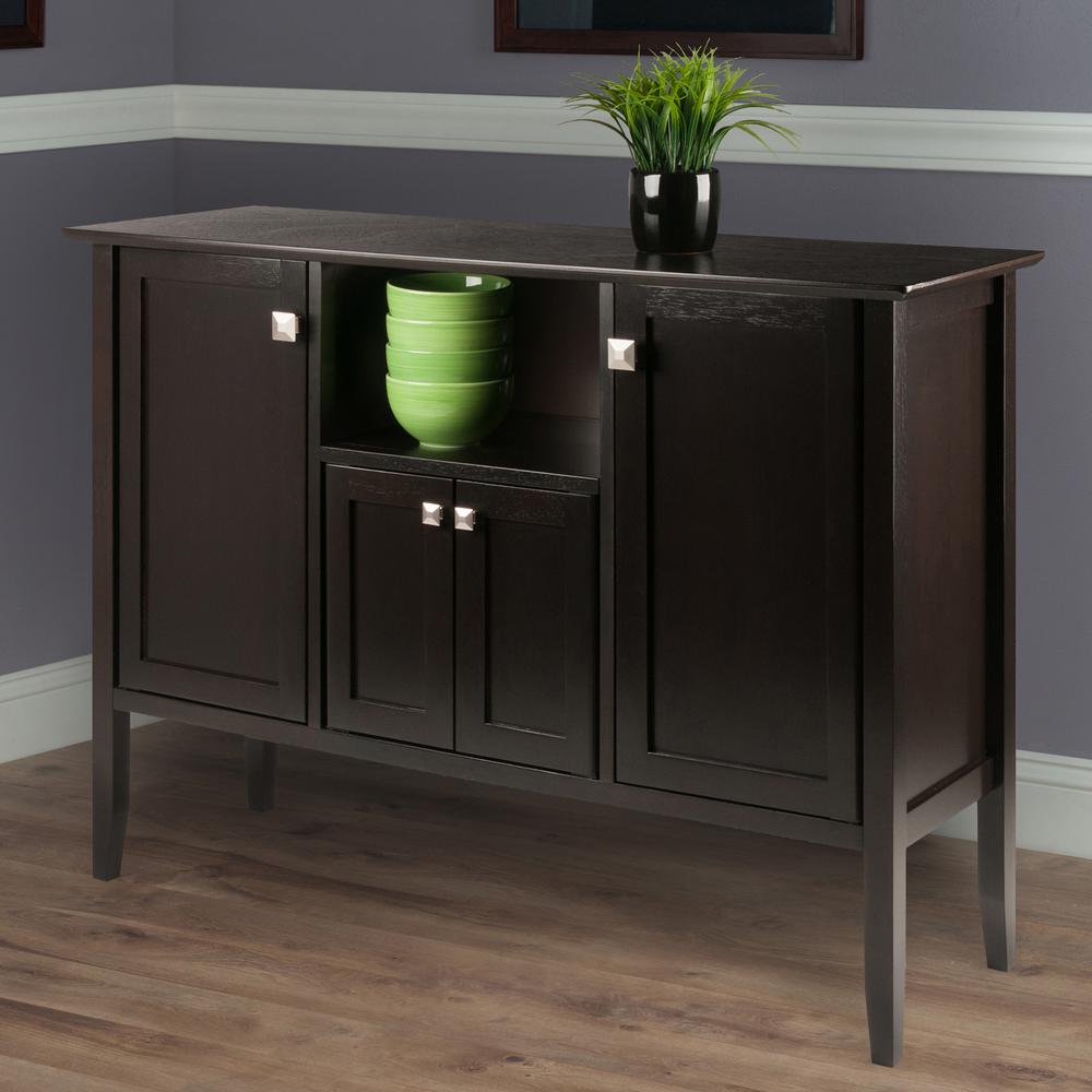 Melba Buffet Cabinet/Sideboard Coffee Finish. Picture 7