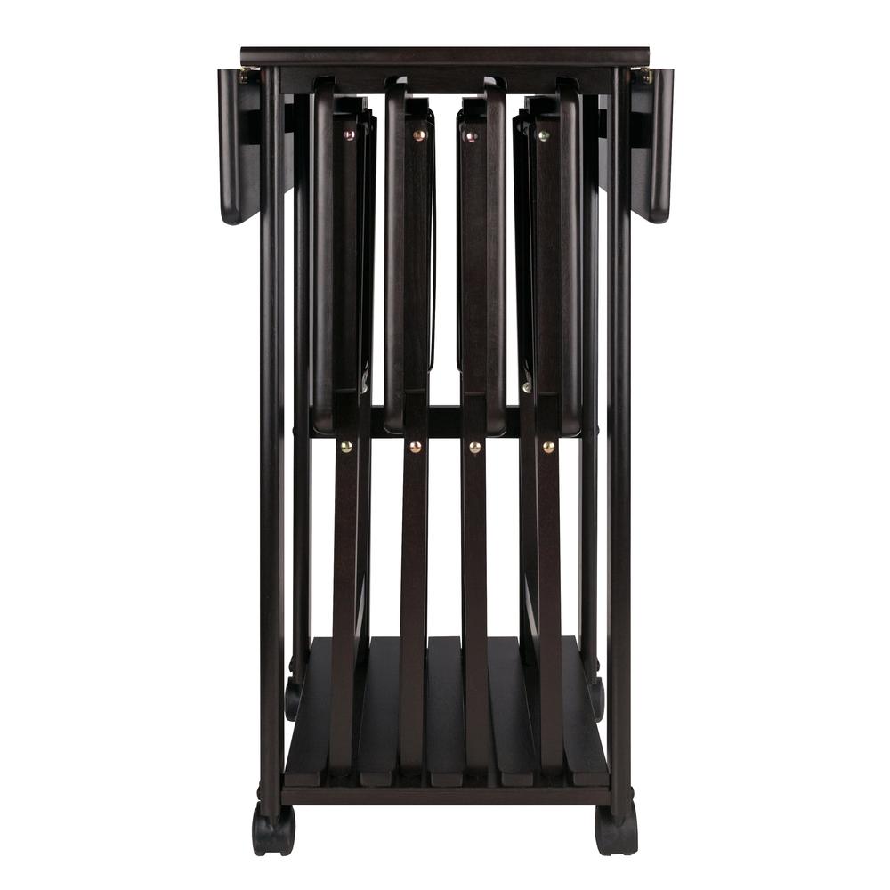Sophia 5-Pc Snack Table Set, Coffee. Picture 4