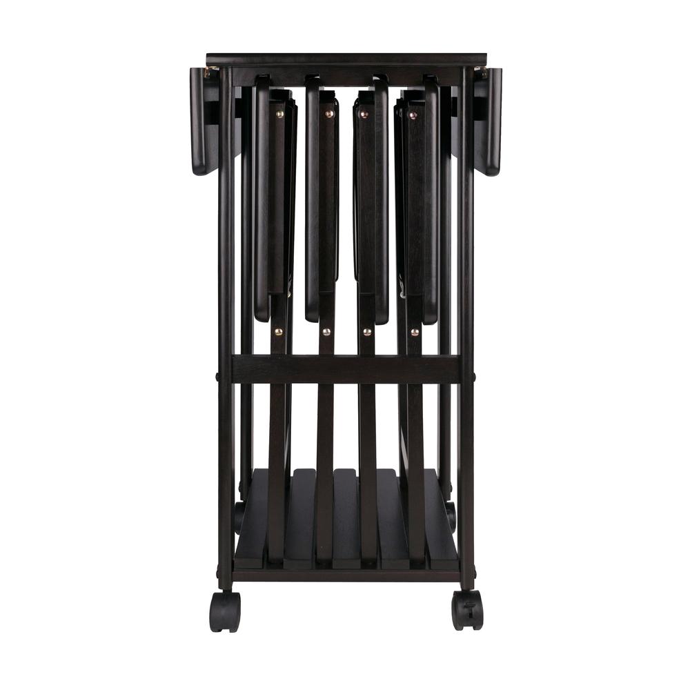 Sophia 5-Pc Snack Table Set, Coffee. Picture 6