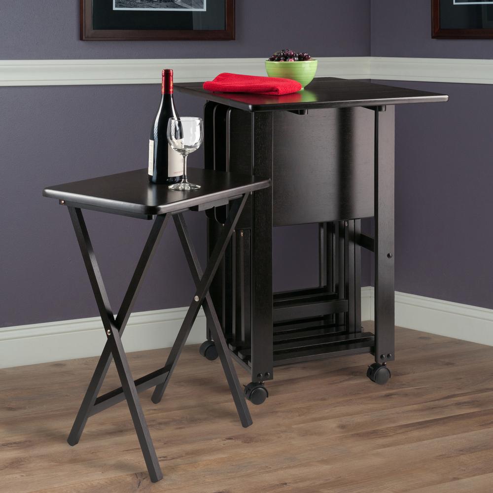 Sophia 5-Pc Snack Table Set, Coffee. Picture 9