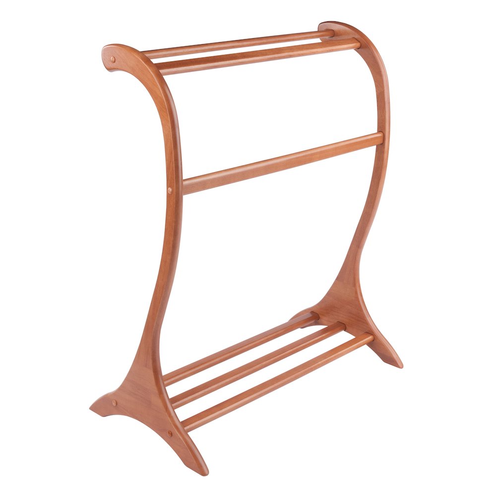 Bella Blanket Rack, Teak. Picture 1