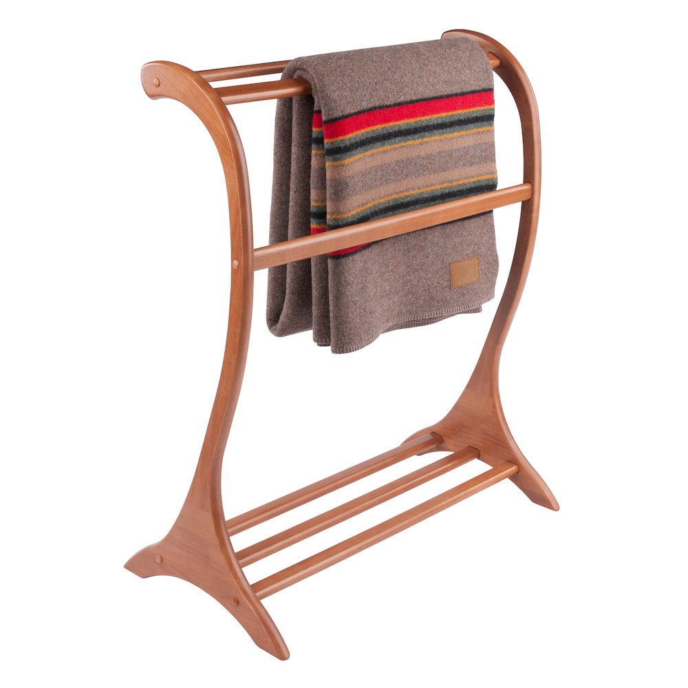 Bella Blanket Rack, Teak. Picture 6