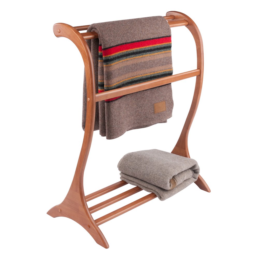 Bella Blanket Rack, Teak. Picture 7